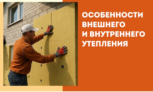 Какие особенности внешнего и внутреннего утепления в Сегеже