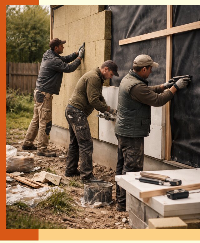 Утепление дачного дома под ключ в Сегеже