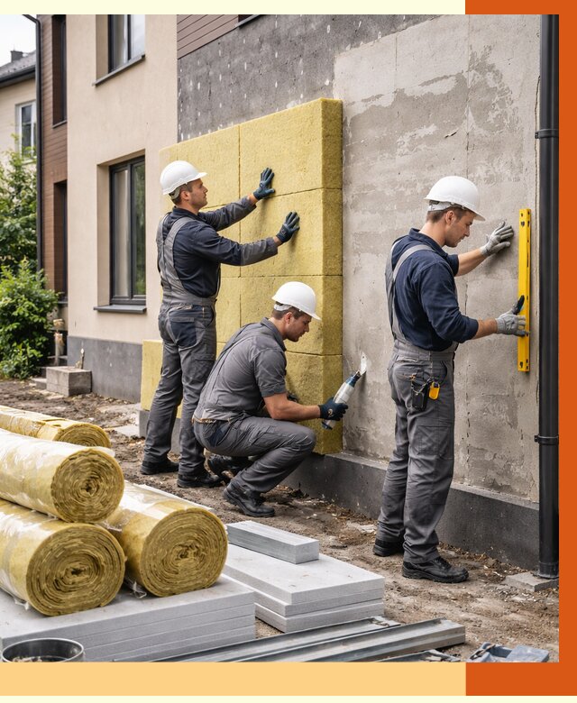 Утепление таунхауса в Сегеже от 7492 руб/м2 — комплекс под ключ | ТепломастерСгж