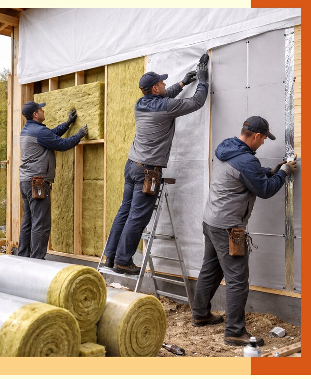 Утепление каркасного дома в Сегеже от 4370 руб./м2 — профессионально | ТепломастерСгж