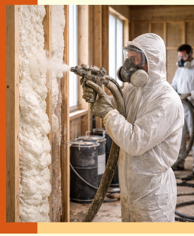 Утепление каркасного дома пенополиуретаном в Сегеже