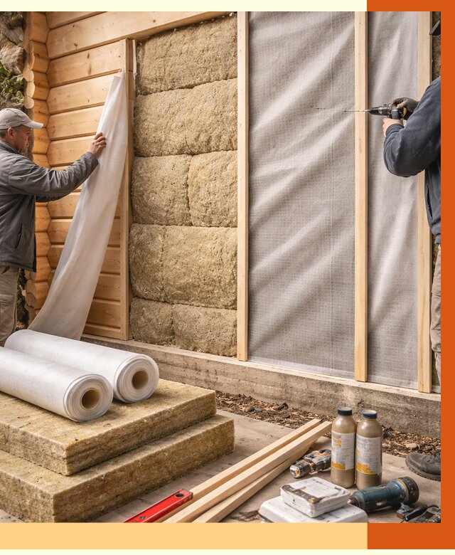 Утепление дома из минибруса в Сегеже от 4682 руб/м2 — заказать профессионально | ТепломастерСгж