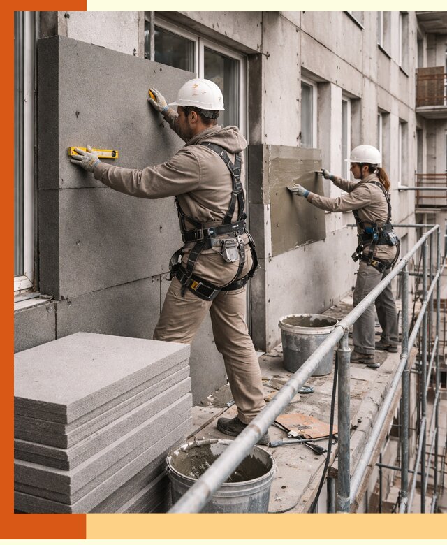 Утепление квартиры снаружи под ключ в Сегеже