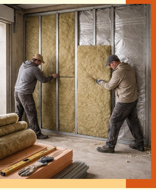 Утепление гаража изнутри в Сегеже от 7804 руб/м2 — работы и цена | ТепломастерСгж