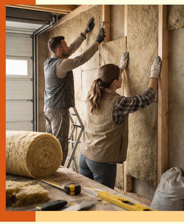 Утепление гаража изнутри в Сегеже: быстро и надежно