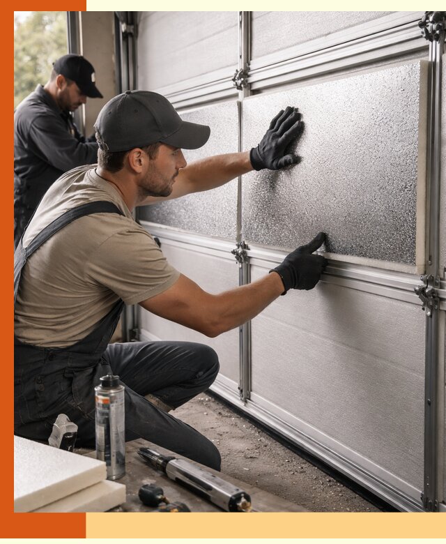 Утепление гаражных ворот в Сегеже качественно и надежно