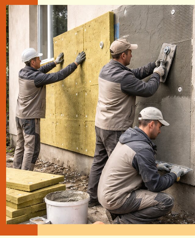 Утепление фасада под штукатурку в Сегеже — энергоэффективная технология