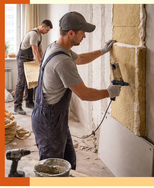 Утепление стен изнутри в Сегеже — качественно и эффективно