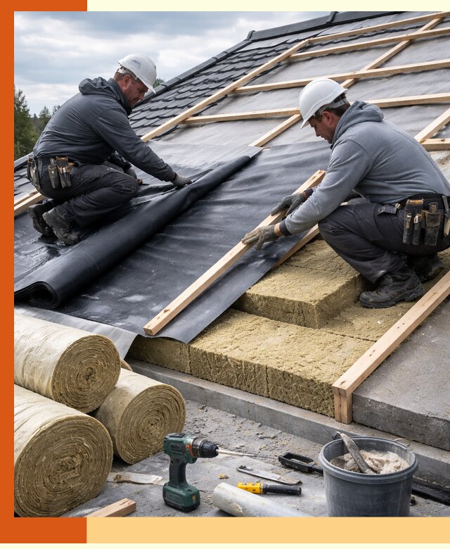 Утепление крыши снаружи в Сегеже: профессиональная теплоизоляция