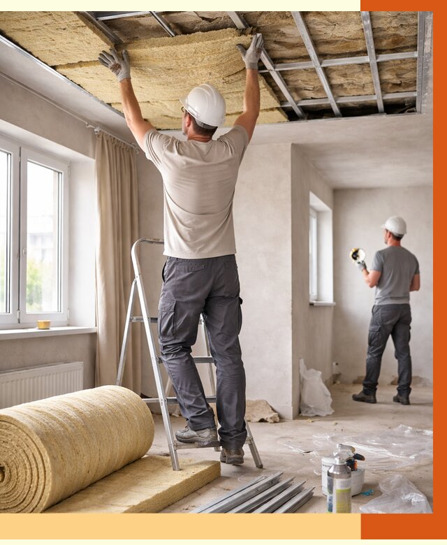 Утепление потолка в частном доме в Сегеже от 988 руб./м² — работы под ключ | ТепломастерСгж