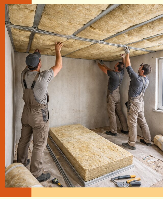 Утепление потолка в Сегеже — тепло и без сквозняков