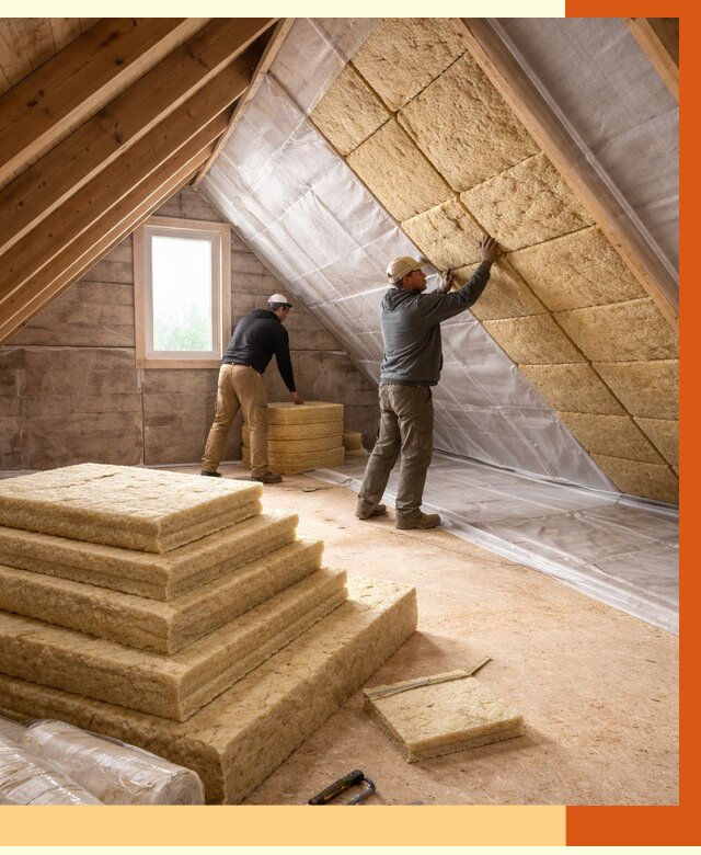 Утепление мансарды в Сегеже от 2601 руб/м2 — комплексно и под ключ | ТепломастерСгж