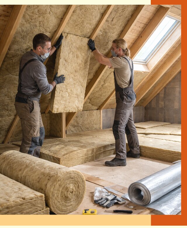 Утепление мансарды минватой в Сегеже от 4370 руб./м2 — монтаж и пароизоляция | ТепломастерСгж