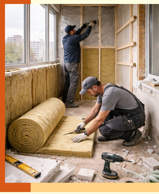 Утепление балкона под ключ в Сегеже качественно и быстро