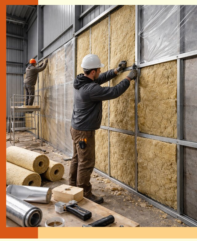 Утепление ангара в Сегеже — профессиональная теплоизоляция помещений