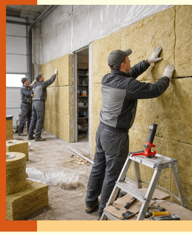 Утепление автосервиса и мастерских в Сегеже качественно и надёжно