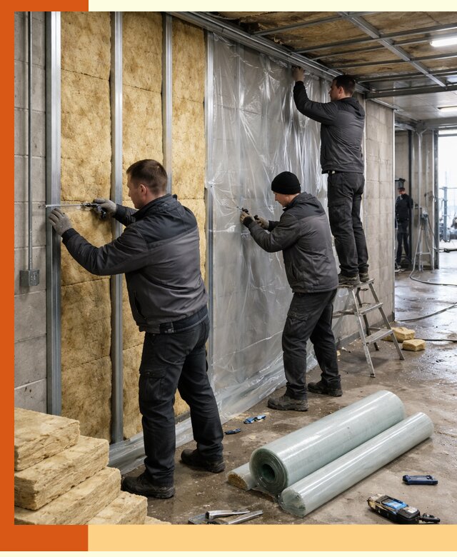 Профессиональное утепление автомойки в Сегеже для любого типа помещений