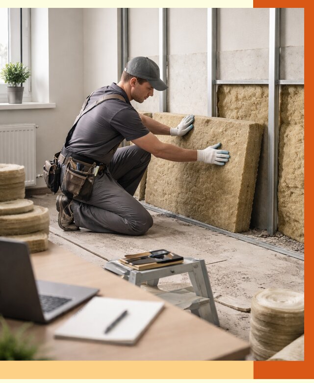 Утепление офиса в Сегеже от 4682 руб/м2 — комплексное утепление офиса под ключ | ТепломастерСгж