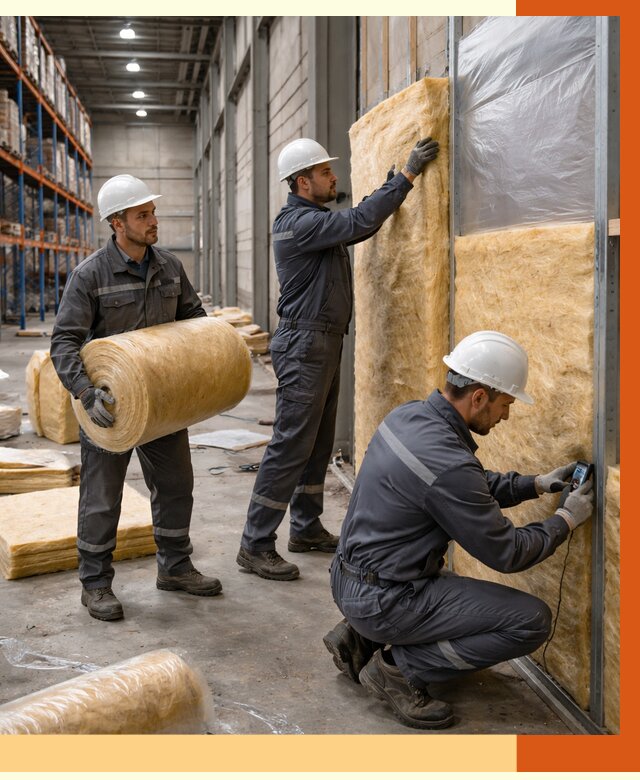 Утепление логистического центра в Сегеже от 4682 руб/м² под ключ | ТепломастерСгж