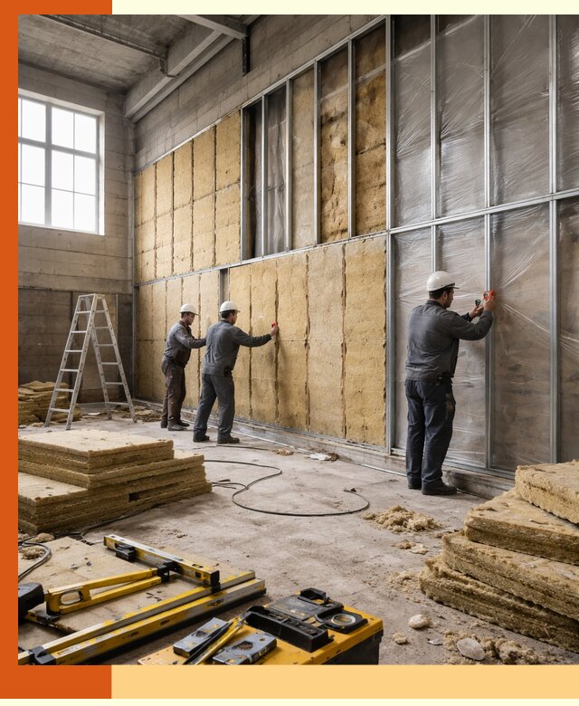 Утепление спортивного зала в Сегеже качественно и недорого