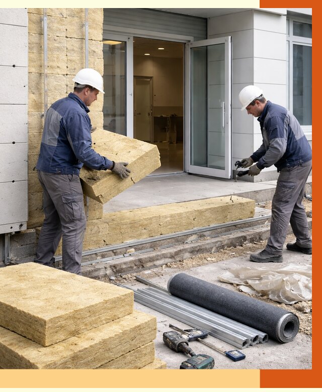 Утепление медицинского центра в Сегеже под ключ от 13006 руб./м² | ТепломастерСгж