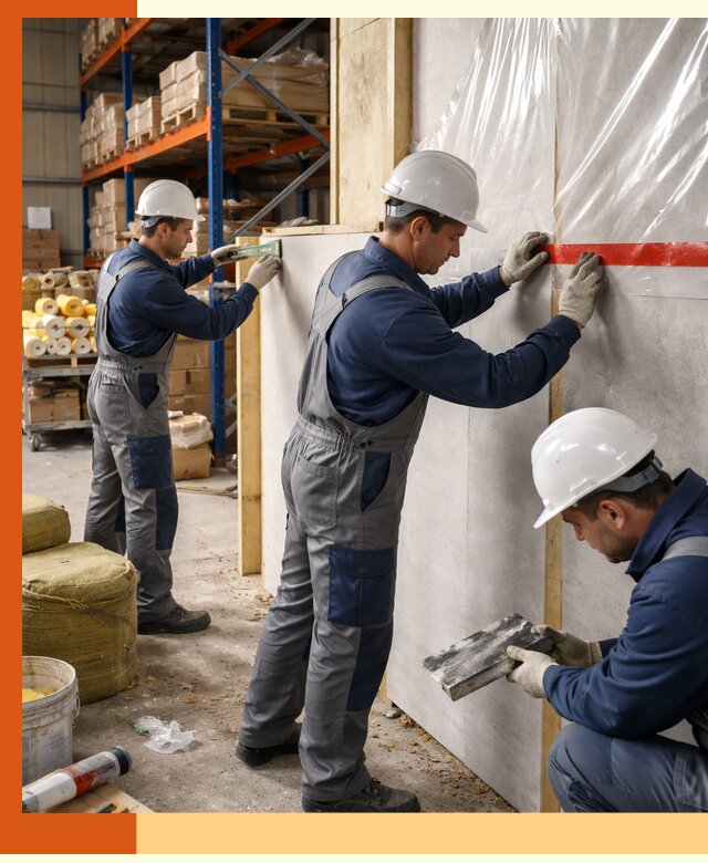 Утепление теплого склада под ключ в Сегеже