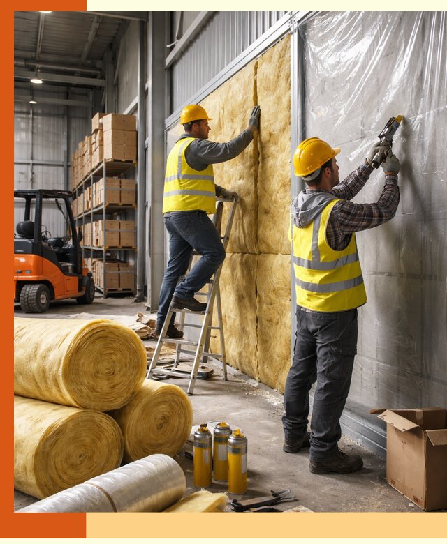 Утепление склада с техникой в Сегеже под ключ