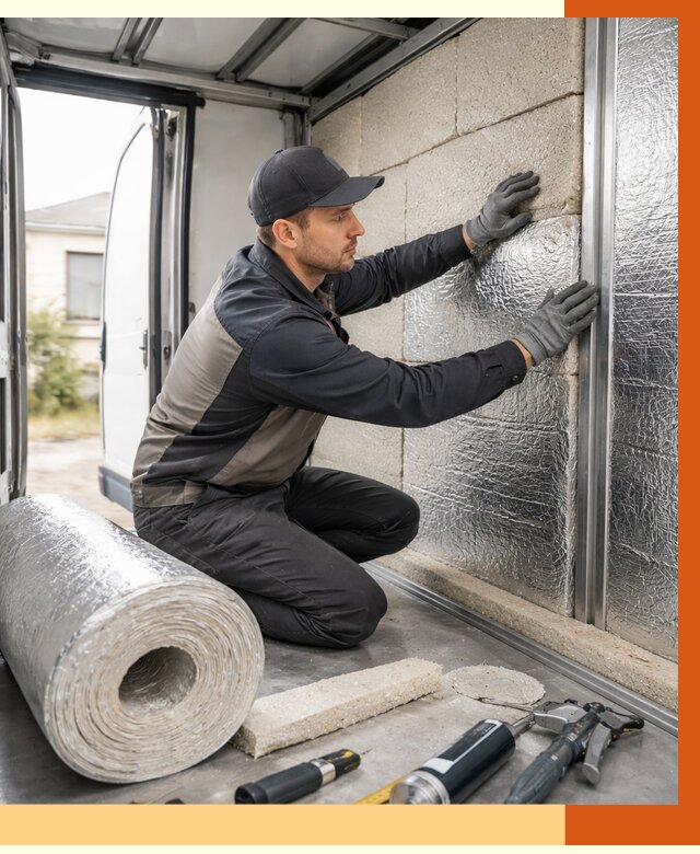 Утепление фургона рефрижератора в Сегеже от 13006 руб./м² под ключ | ТепломастерСгж