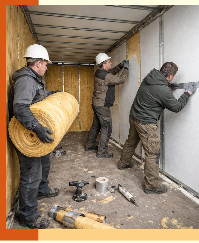 Утепление рефрижераторного контейнера в Сегеже профессионально и надежно