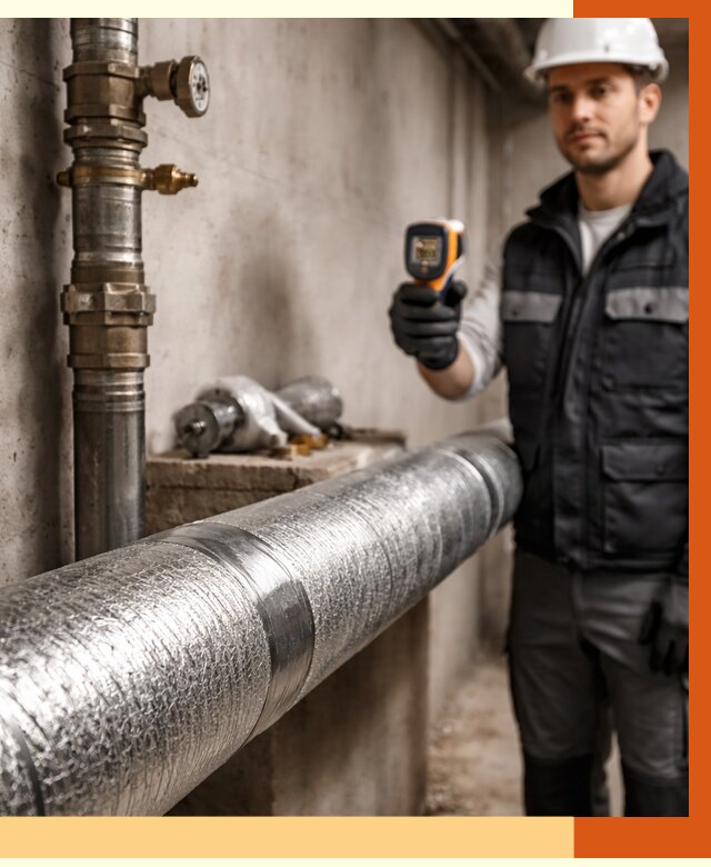 Утепление труб водоснабжения в Сегеже от 8844 руб. за м² — услуги ТепломастерСгж