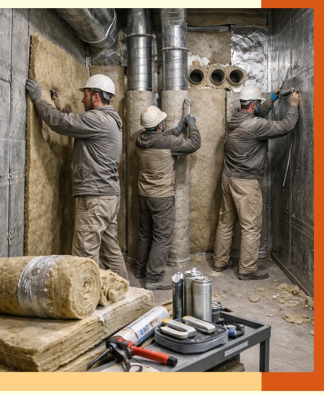 Утепление венткамеры в Сегеже под ключ от 1509 руб. — профессионально | ТепломастерСгж