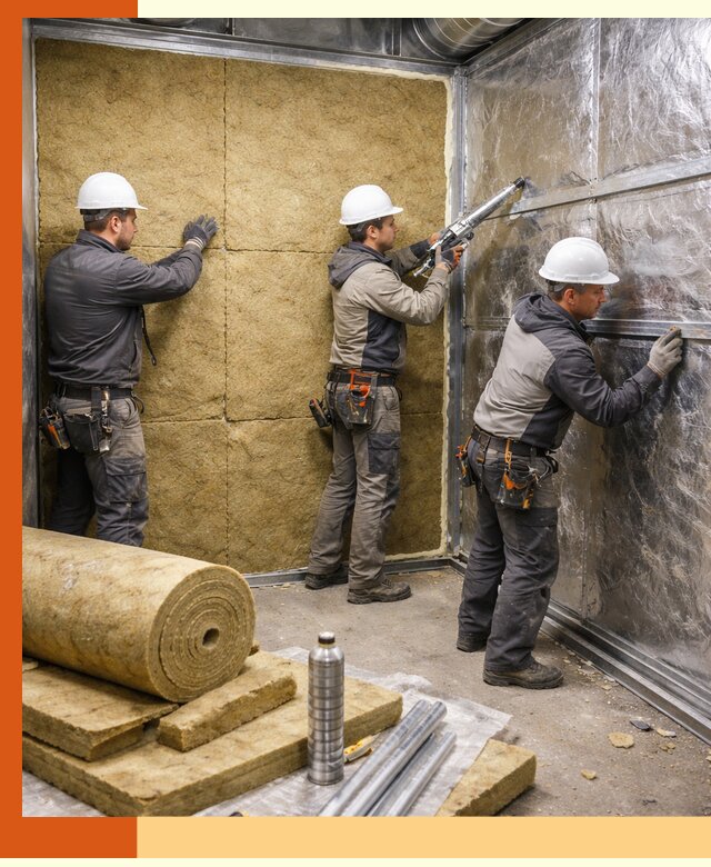 Утепление венткамеры в Сегеже — качественная теплоизоляция и шумопоглощение