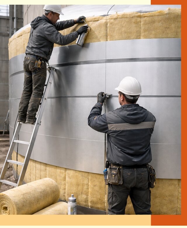 Утепление цистерны в Сегеже пенополиуретаном от 15087 руб. под ключ | ТепломастерСгж