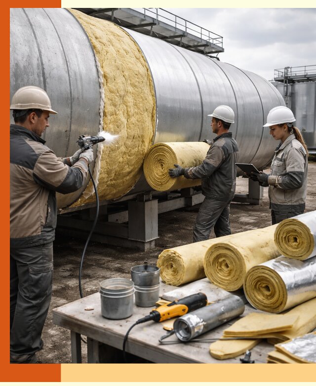 Утепление цистерны в Сегеже — утеплители и монтаж под ключ
