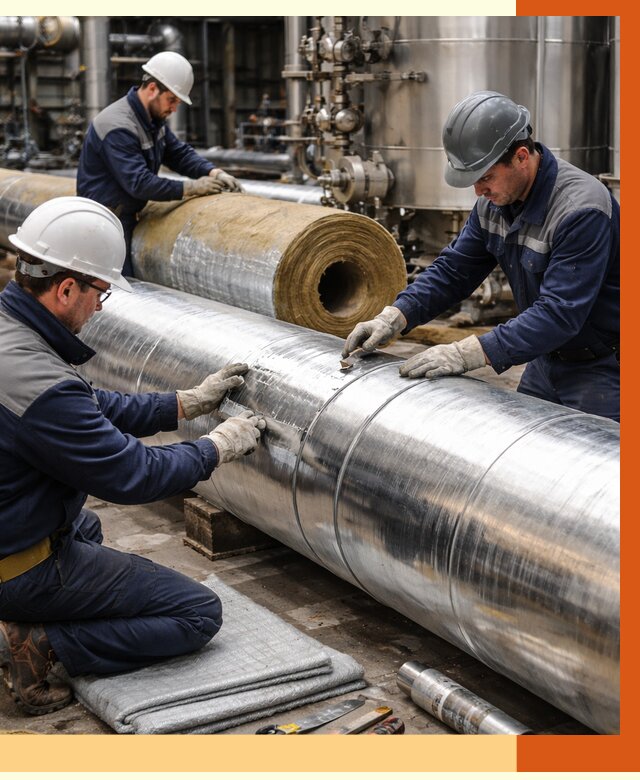 Утепление технологического оборудования в Сегеже от 4370 руб. за м2 | ТепломастерСгж