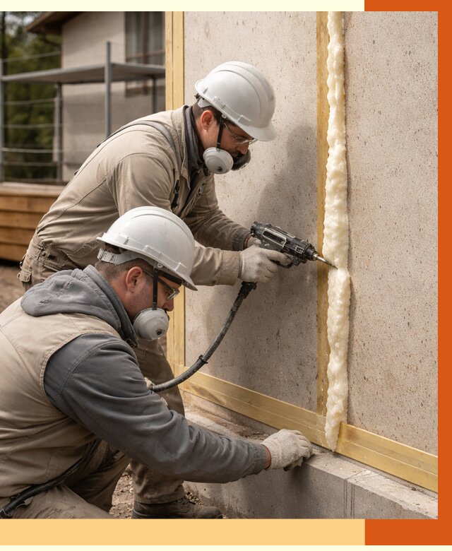 Утепление сип панелей ППУ в Сегеже от 4994 руб. под ключ | ТепломастерСгж