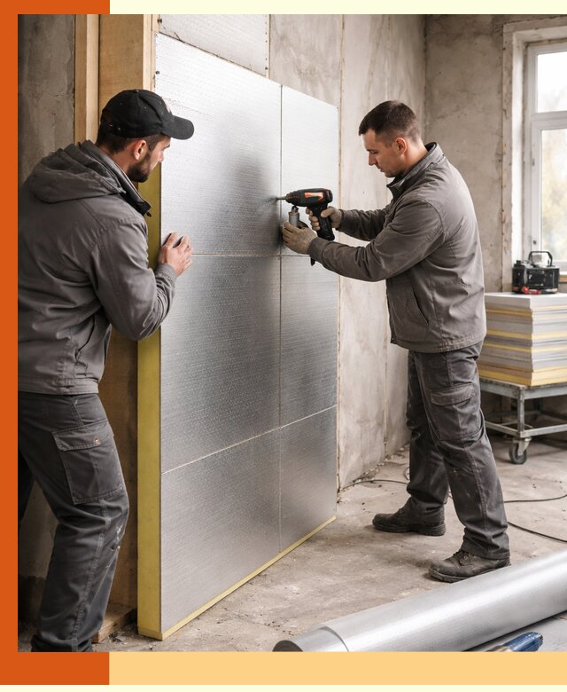 Утепление PIR панелями домов и зданий в Сегеже