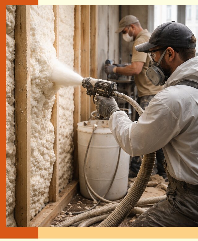 Утепление пеноизолом жилых и коммерческих объектов в Сегеже