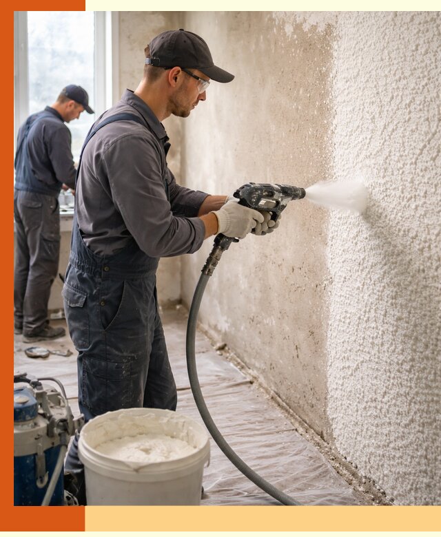 Утепление стен жидкой теплоизоляцией в Сегеже для квартир и домов