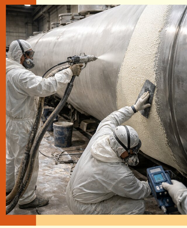 Утепление автоцистерн жидкой теплоизоляцией в Сегеже