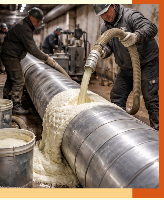 Утепление теплотрассы жидкой теплоизоляцией в Сегеже от 4370 руб. | ТепломастерСгж