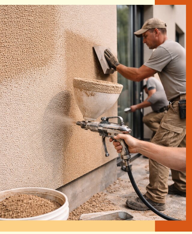 Утепление фасада жидкой пробкой в Сегеже от 4994 руб./м² под ключ | ТепломастерСгж