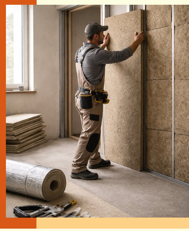 Шумоизоляция дома в Сегеже — комплексная защита от шума