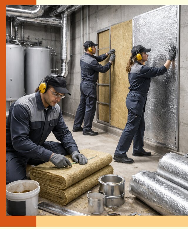 Шумоизоляция котельной в Сегеже: профессиональный монтаж и материалы