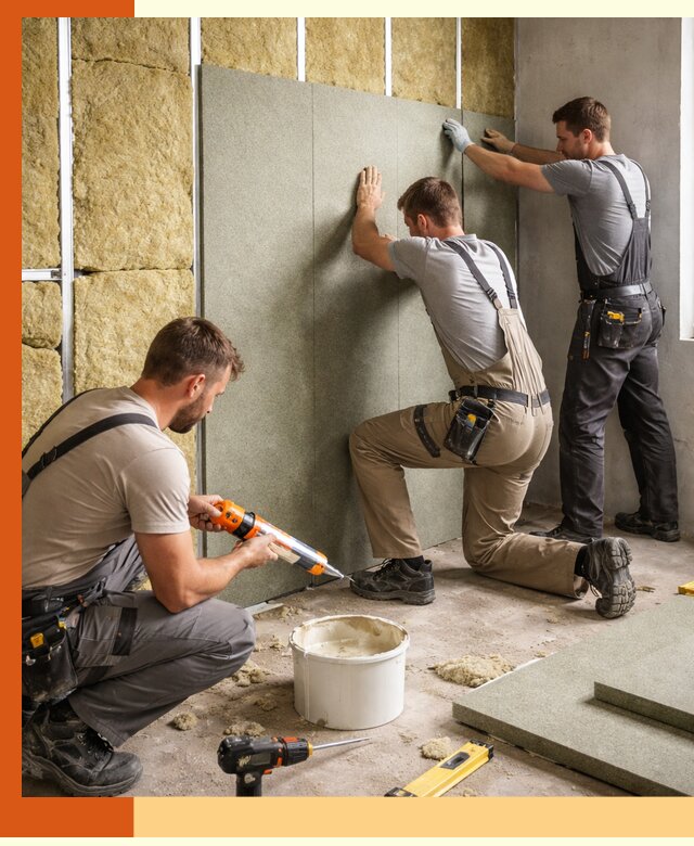 Профессиональная шумоизоляция стен в Сегеже для квартир и домов