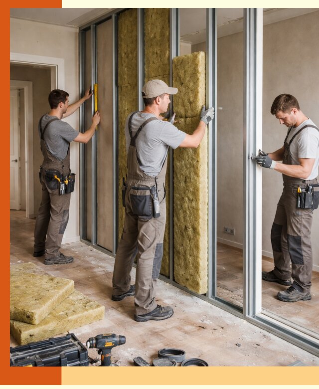 Шумоизоляция межкомнатных перегородок в Сегеже эффективно и надёжно