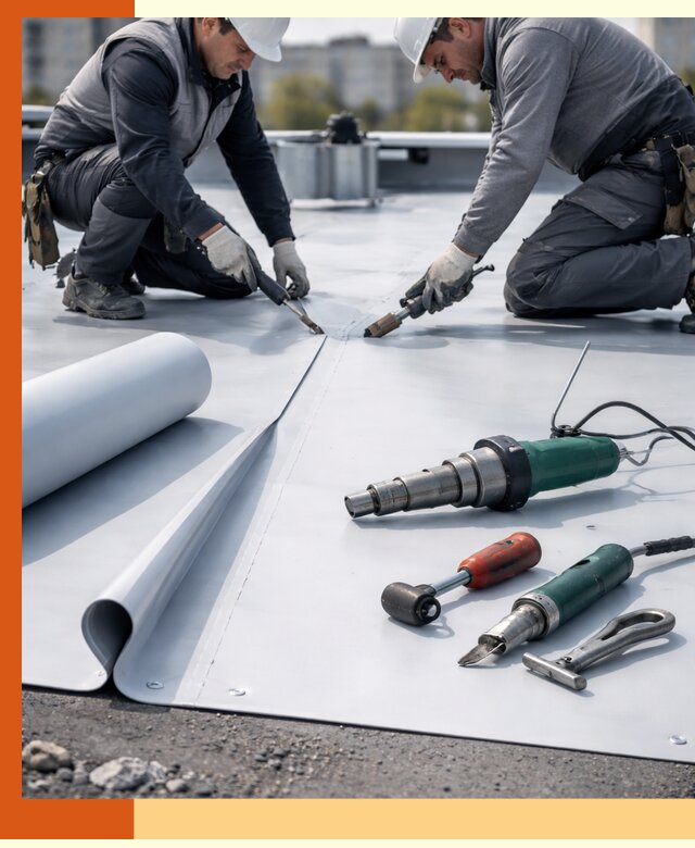 Гидроизоляция мембранной кровли в Сегеже: монтаж и ремонт быстро