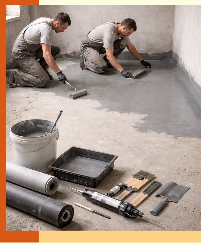 Гидроизоляция пола в Сегеже — надежная защита от влаги и протечек