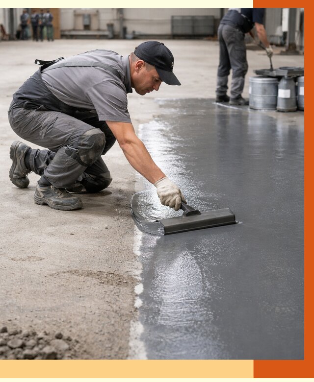 Гидроизоляция промышленного пола в Сегеже от 1249 руб./м2 — ТепломастерСгж специалисты под ключ