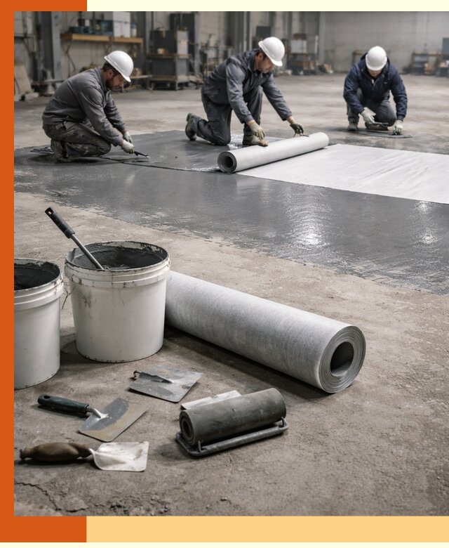 Гидроизоляция промышленного пола в Сегеже — защита и долговечность